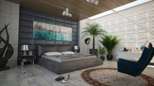 room with indoor plants